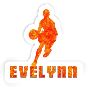 Joueur de basket-ball Autocollant Evelynn Image