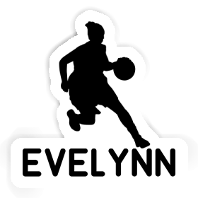 Autocollant Evelynn Joueuse de basket-ball Image