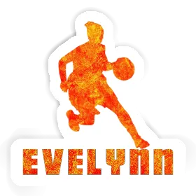 Autocollant Evelynn Joueuse de basket-ball Image