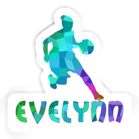 Autocollant Evelynn Joueuse de basket-ball Image