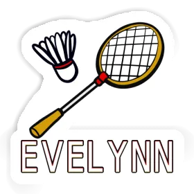 Sticker Badmintonschläger Evelynn Image