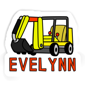 Sticker Evelynn Mini-Excavator Image