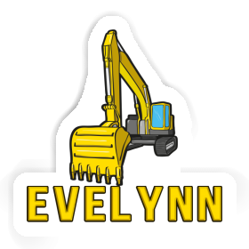 Sticker Evelynn Excavator Image