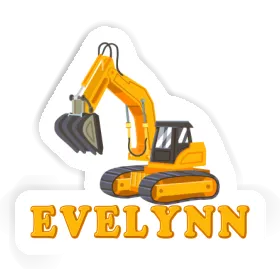 Sticker Evelynn Excavator Image