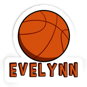 Ballon de basketball Autocollant Evelynn Image