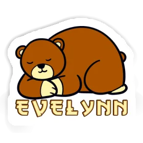 Aufkleber Evelynn Bär Image