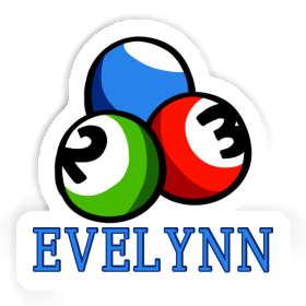 Autocollant Boule de billard Evelynn Image