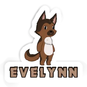 Sticker German Sheperd Evelynn Image