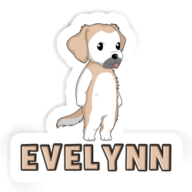 Golden Retriever Autocollant Evelynn Image