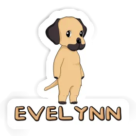 Autocollant Rhodesian Ridgeback Evelynn Image