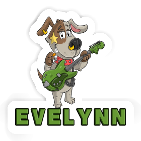 Sticker Guitarist Evelynn Image