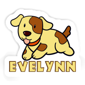 Autocollant Chien Evelynn Image