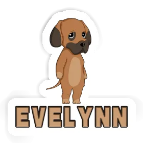 Sticker Evelynn German Mastiff Image