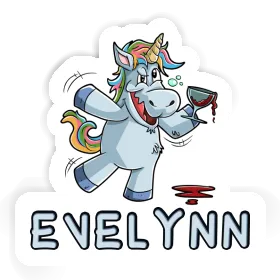 Sticker Evelynn Unicorn Image