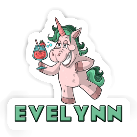 Sticker Party Unicorn Evelynn Image