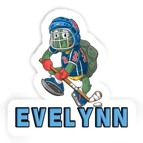 Evelynn Sticker Hockey Player Image