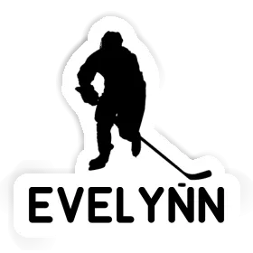 Hockey Player Sticker Evelynn Image