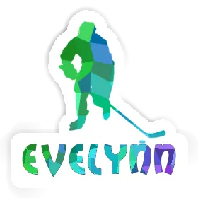 Sticker Hockey Player Evelynn Image