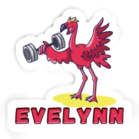 Sticker Evelynn Weight Lifter Image