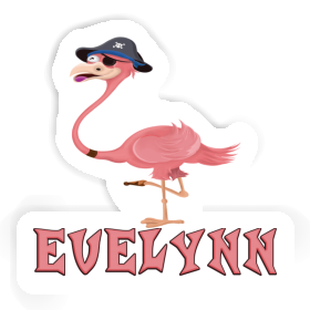 Flamingo Sticker Evelynn Image