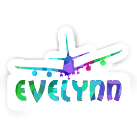 Evelynn Sticker Airplane Image