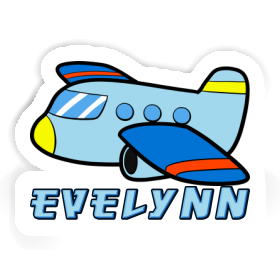 Evelynn Sticker Airplane Image