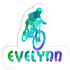 Freeride Biker Sticker Evelynn Image