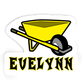 Evelynn Aufkleber Schubkarre Image