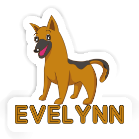 Sticker German Shepherd Evelynn Image