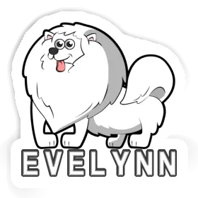 Sticker Evelynn German Spitz Image