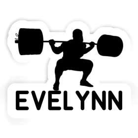 Gewichtheber Sticker Evelynn Image