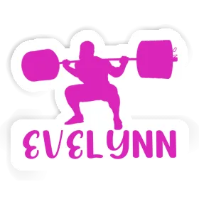 Evelynn Sticker Gewichtheberin Image