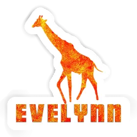 Aufkleber Giraffe Evelynn Image