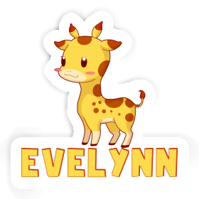 Autocollant Evelynn Girafe Image