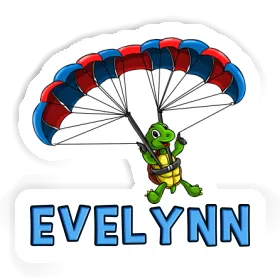 Pilote de parapente Autocollant Evelynn Image