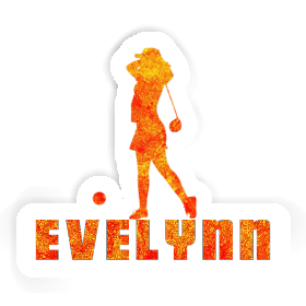 Sticker Golfer Evelynn Image