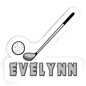 Evelynn Autocollant Club de golf Image