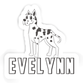 Evelynn Sticker Great Dane Image