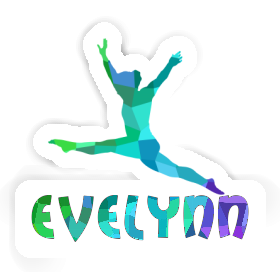 Autocollant Gymnaste Evelynn Image