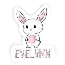 Lapin Autocollant Evelynn Image