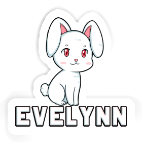 Autocollant Lapin de Pâques Evelynn Image