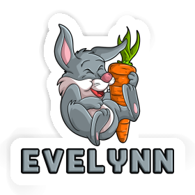 Autocollant Lapin de Pâques Evelynn Image