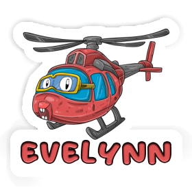 Evelynn Sticker Helicopter Image