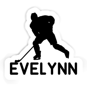 Hockey Player Sticker Evelynn Image