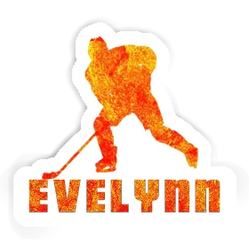 Sticker Hockey Player Evelynn Image