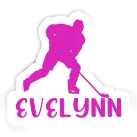 Hockey Player Sticker Evelynn Image