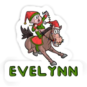 Sticker Christmas Horse Evelynn Image