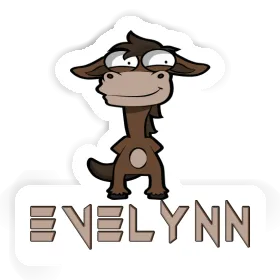 Sticker Standing Horse Evelynn Image