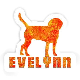 Aufkleber Evelynn Hund Image