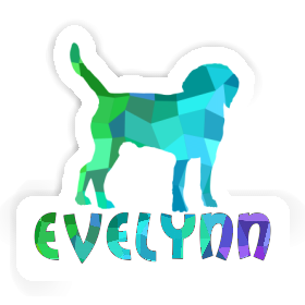 Sticker Hund Evelynn Image